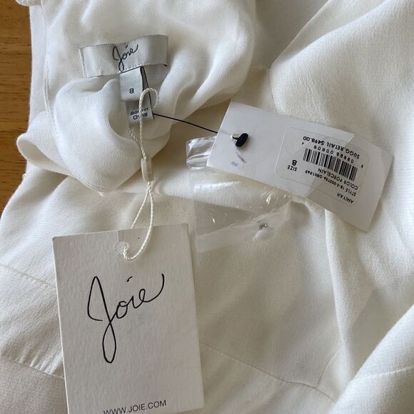 Joie Dress “Amiyah” White Flapper Fringe So Gatsby NWT 8 - Picture 9 of 9